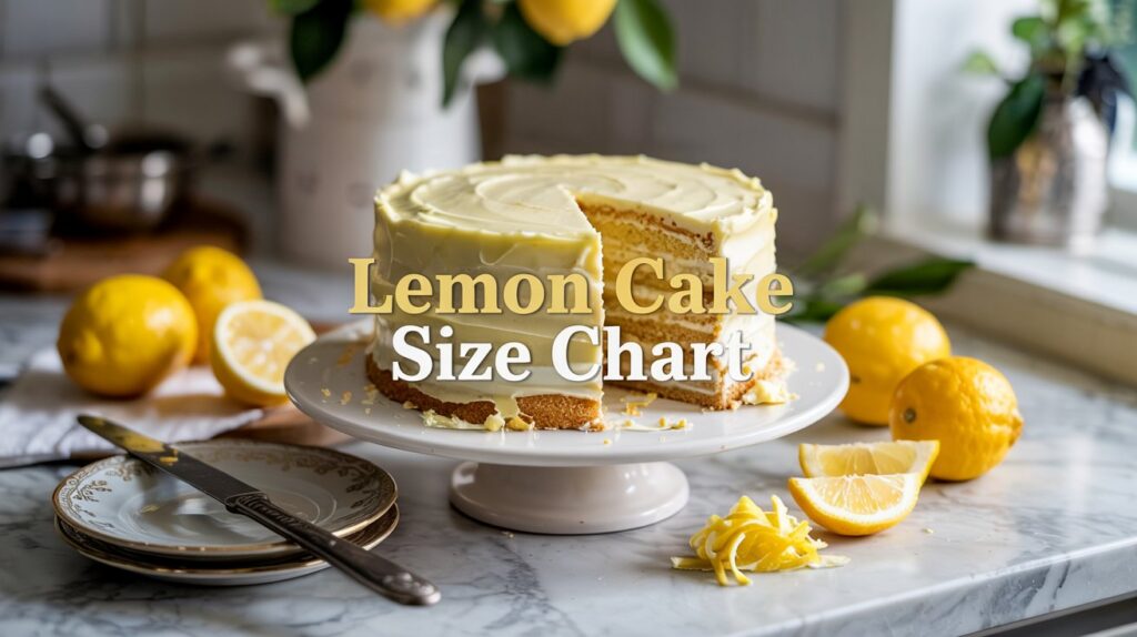 Lemon Cake Size Chart: Ultimate Guide for Perfect Portions