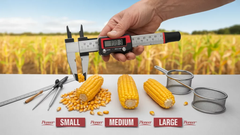 Measuring Corn Seed Size
