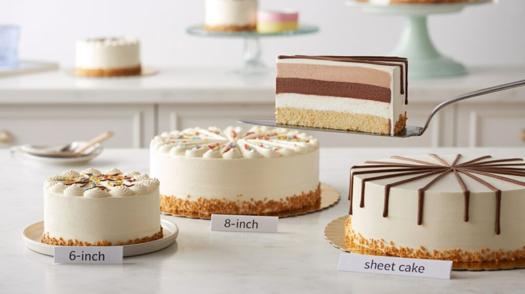 Ice Cream Cake Size Chart: Ultimate Guide to Perfect Portions