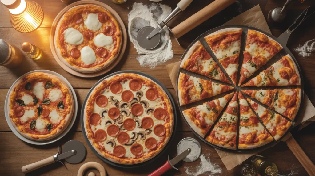 Personal Pizzas,Medium Pizzas,Large Pizzas,Extra-large Pizzas