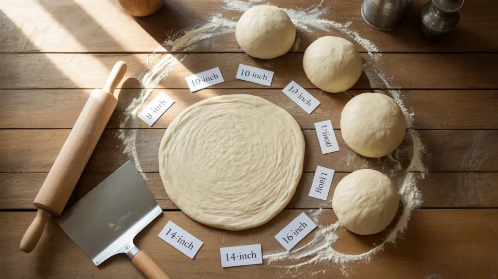 Are you tired of guessing the right size for your pizza dough every time you bake?