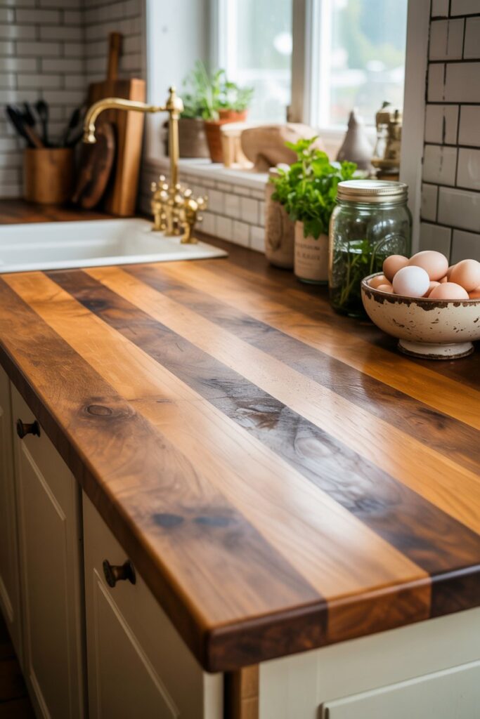 11. Farmhouse Kitchen Countertop Ideas