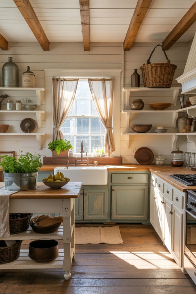 13. Farmhouse Kitchen Decor
