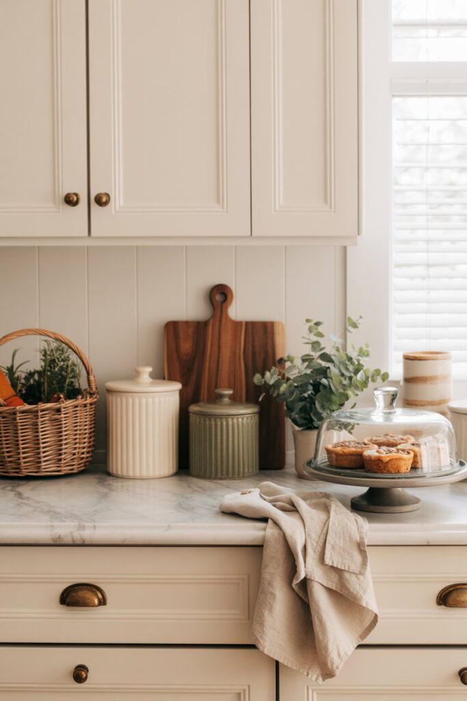 15. Farmhouse Kitchen Counter Decor