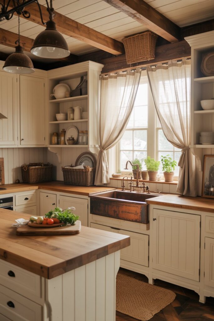 3. Farmhouse Kitchen Decor
