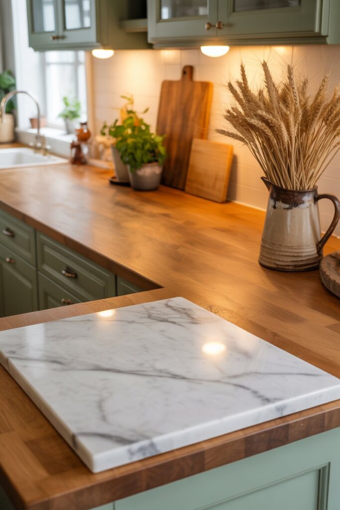 6. Farmhouse Kitchen Counter Decor