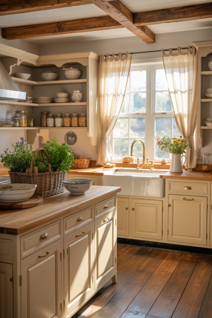 7. Farmhouse Kitchen Decor