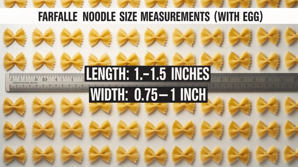 Egg Size And Farfalle Dough