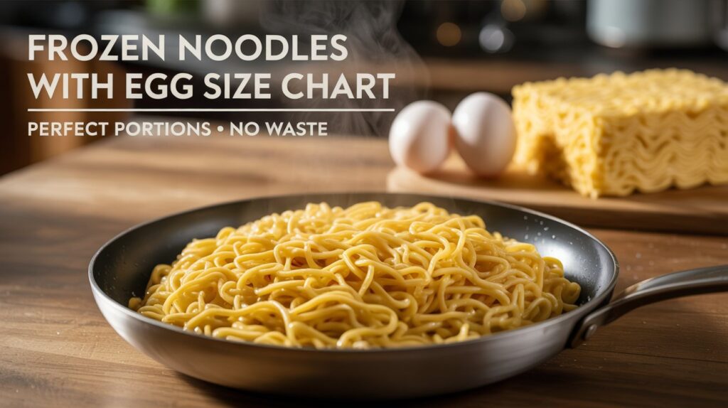Frozen Noodles With Egg Size Chart: Ultimate Guide Frozen Noodles With Egg Size Chart: Ultimate Guide