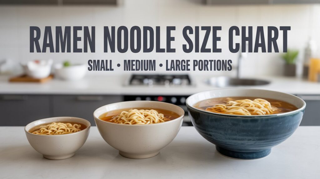 Ramen Noodle Sizes
