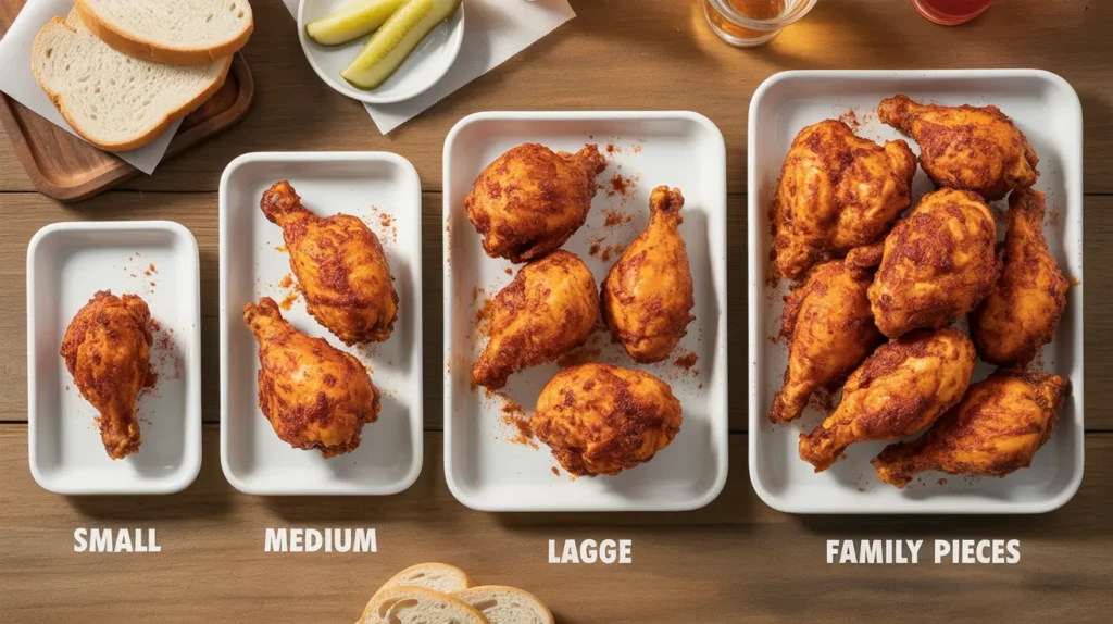 Measuring Hot Chicken Sizes