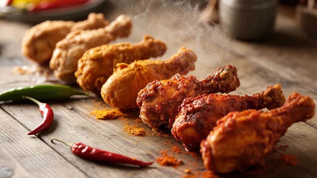 Fried Chicken Heat Levels