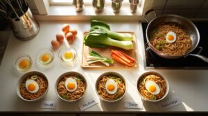 Lo Mein Noodles With Egg Size Chart: Ultimate Guide to Perfect Portions
