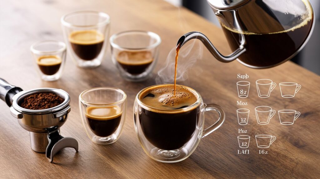 Americano Coffee Without Milk Size Chart: Ultimate Guide & Tips