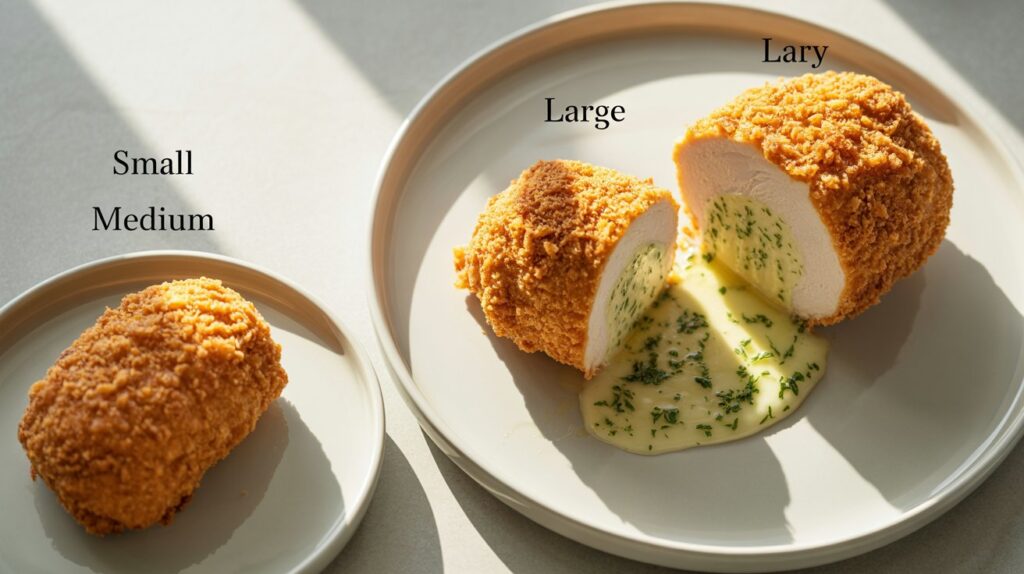 Chicken Kiev Size Chart: Ultimate Guide to Perfect Portions