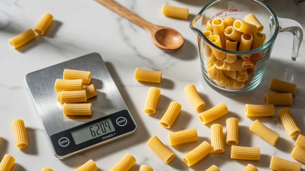 Measuring Rigatoni Without Egg