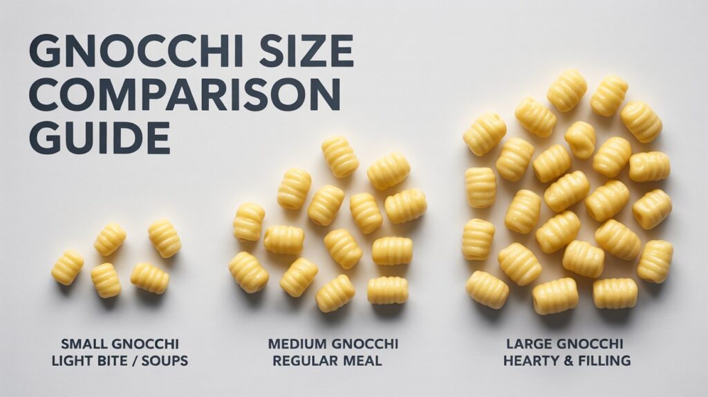 Size Chart For Gnocchi