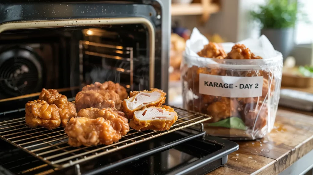 Storing And Reheating Karaage