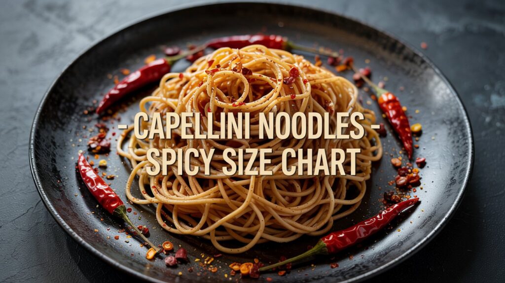 Capellini Noodles With Spicy Size Chart: Ultimate Guide