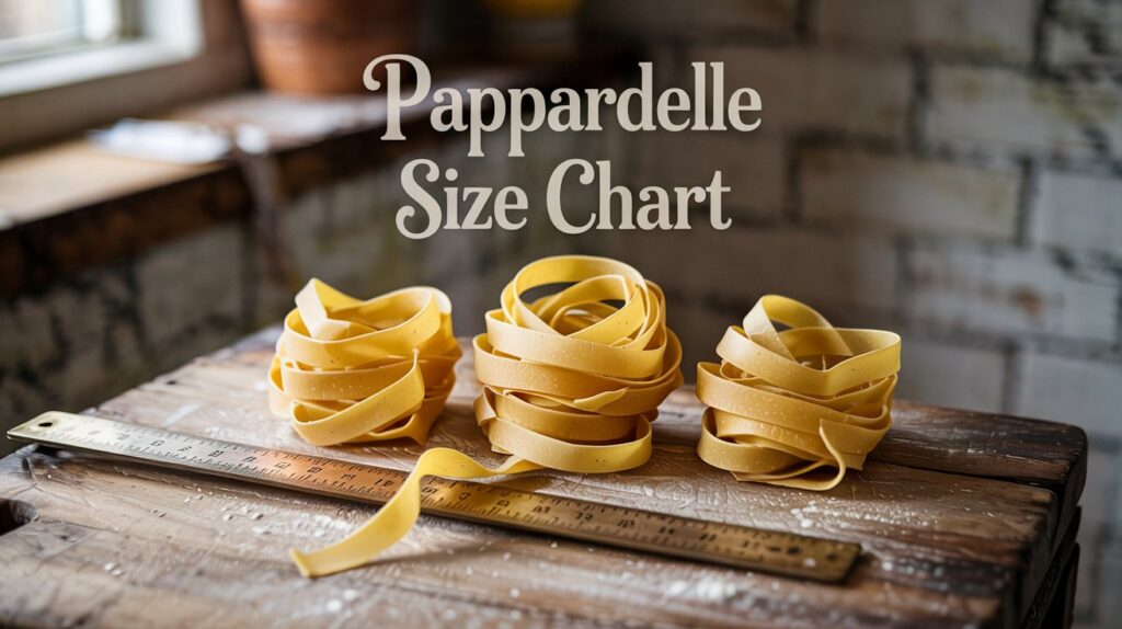 Pappardelle Size Chart: Ultimate Guide to Perfect Pasta Portions