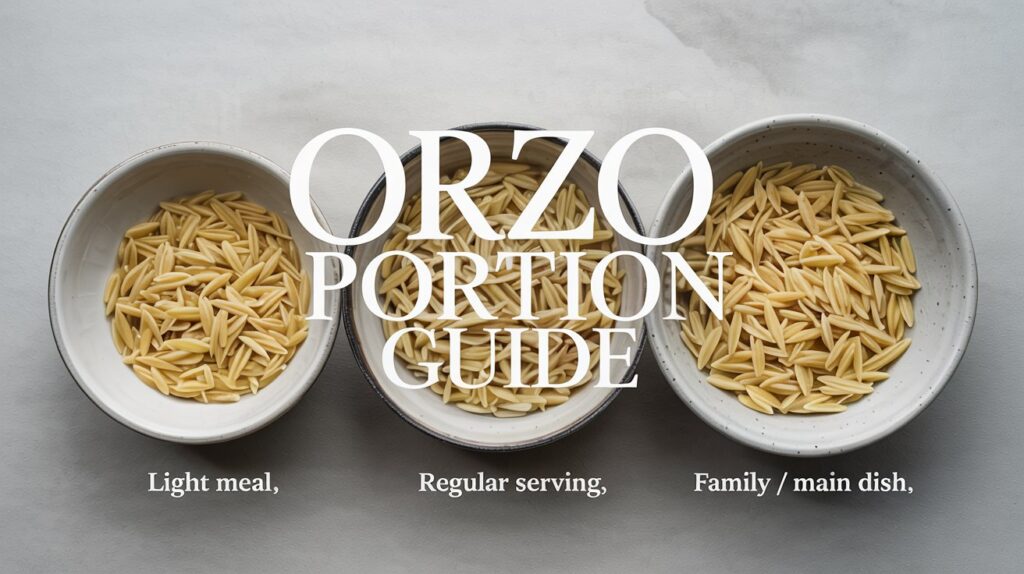 Measuring Orzo Portions