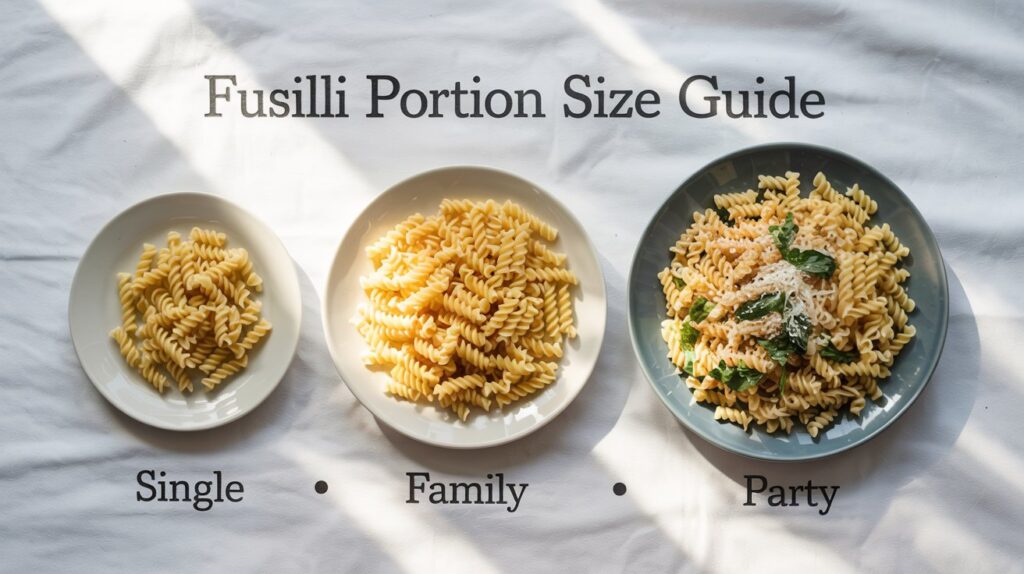 Portion Sizes For Different Meals