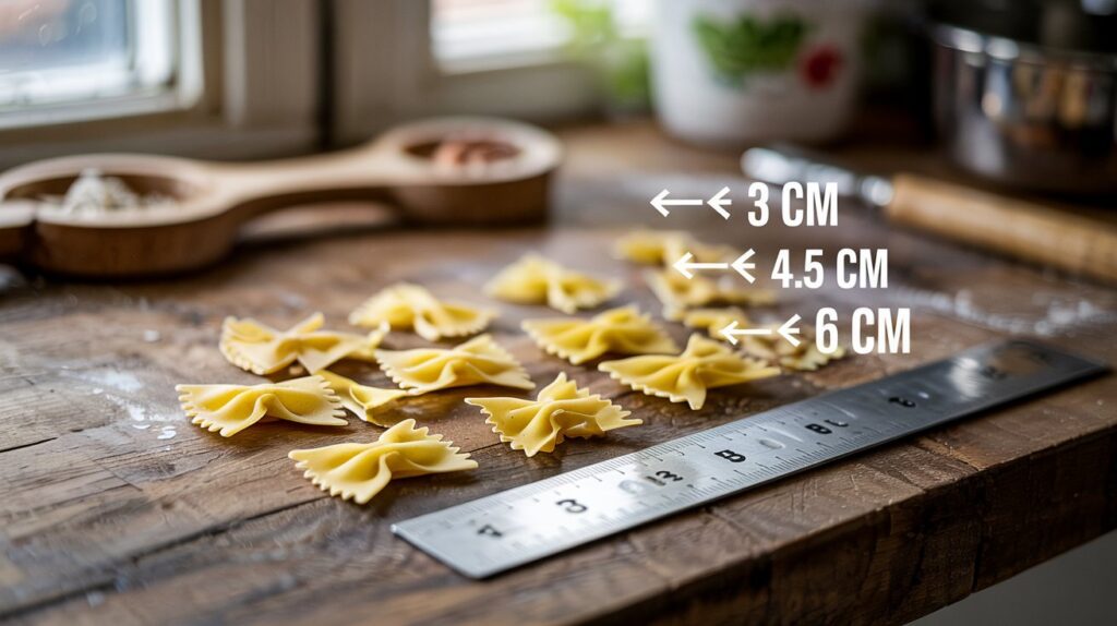 Measuring Farfalle Portions
