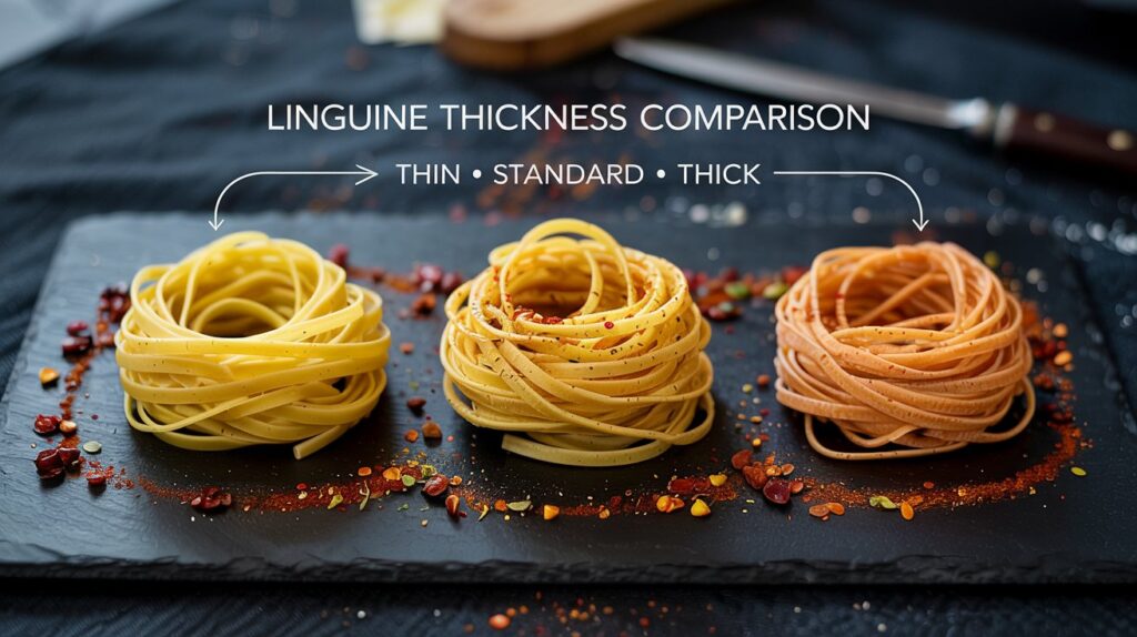 Linguine Size Comparison
