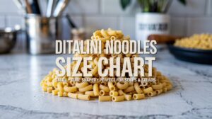 Ditalini Noodles Size Chart: Ultimate Guide to Perfect Portions