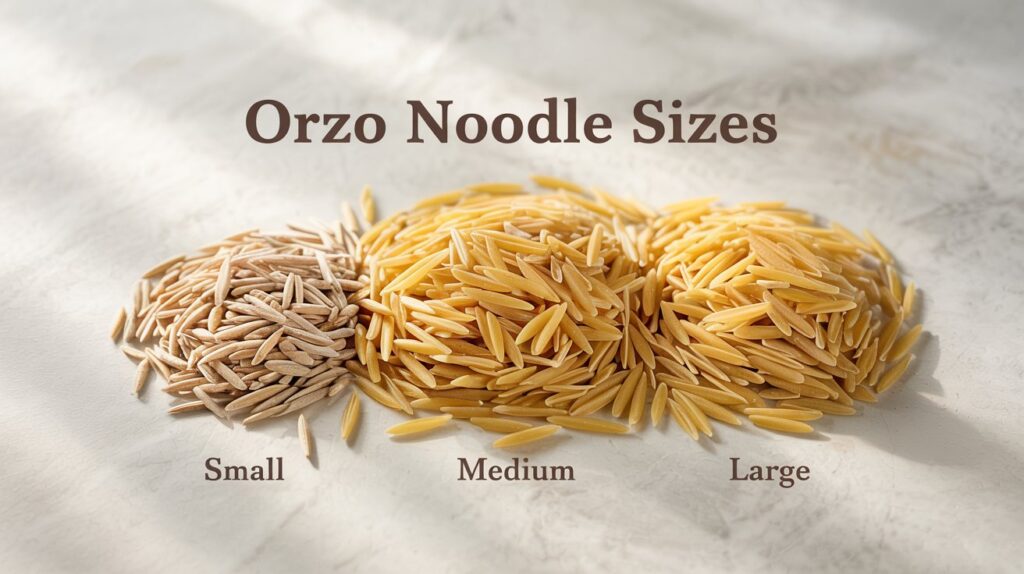Orzo Size Variations