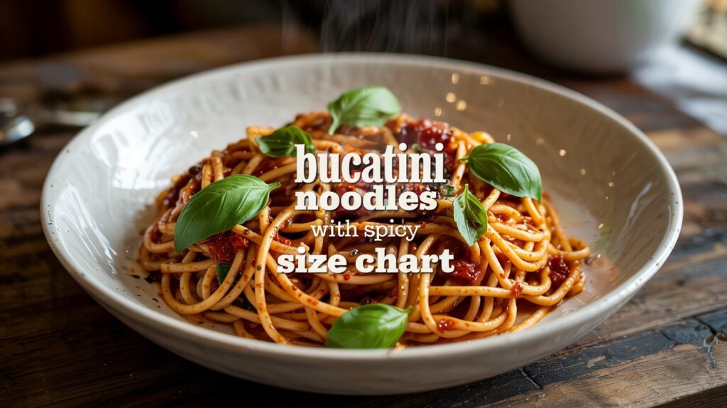 Bucatini Noodles With Spicy Size Chart: Ultimate Guide & Tips