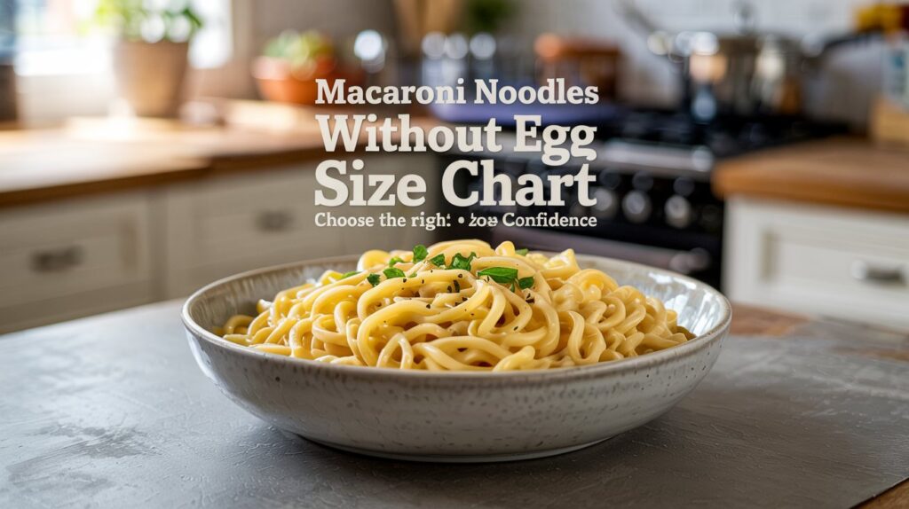 Macaroni Noodles Without Egg Size Chart: Ultimate Guide & Tips