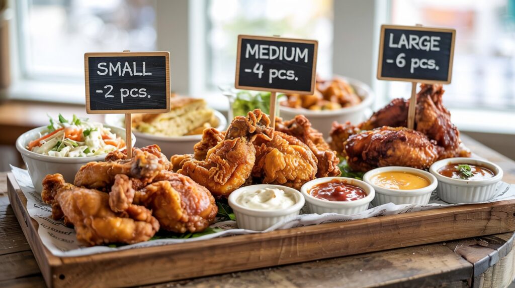 Southern Fried Chicken With Spicy Size Chart: Ultimate Flavor Guide