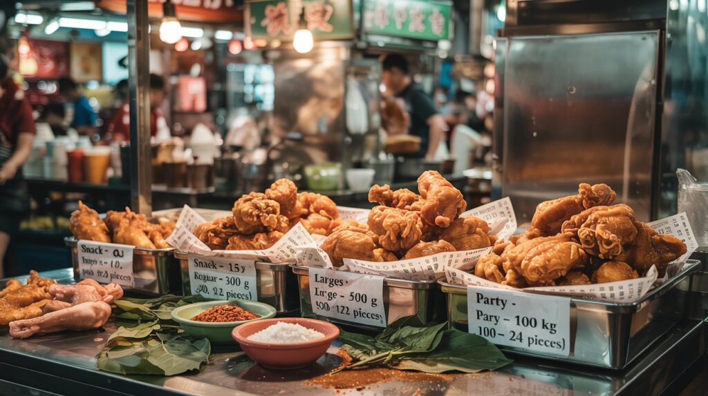 Taiwanese Fried Chicken Without Tomato Sauce Size Chart: Ultimate Guide