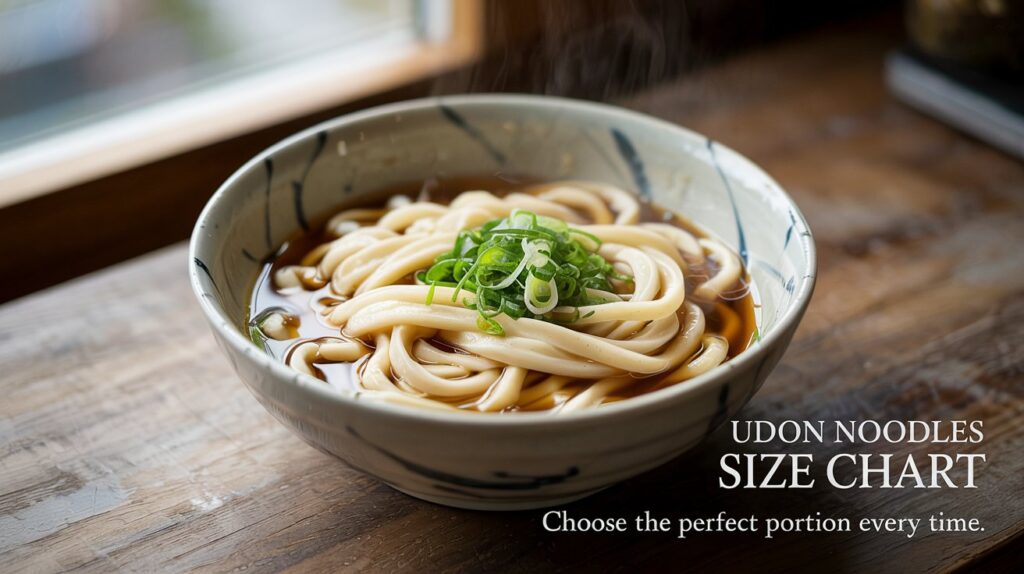 Udon Noodles Size Chart: Ultimate Guide to Perfect Portions