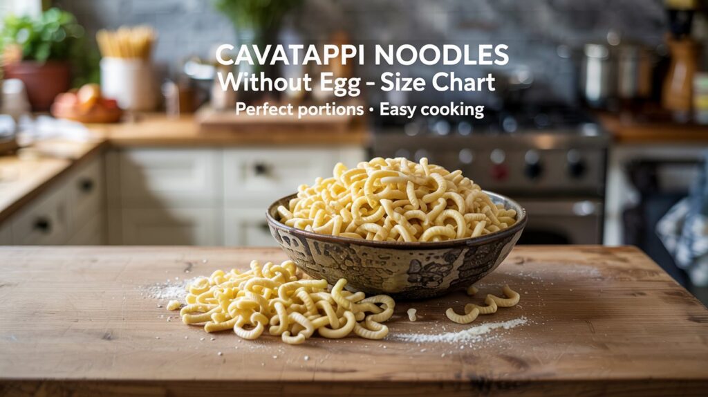 Cavatappi Noodles Without Egg Size Chart: Ultimate Guide & Tips