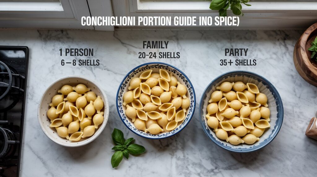 Preserving Cooked Conchiglioni
