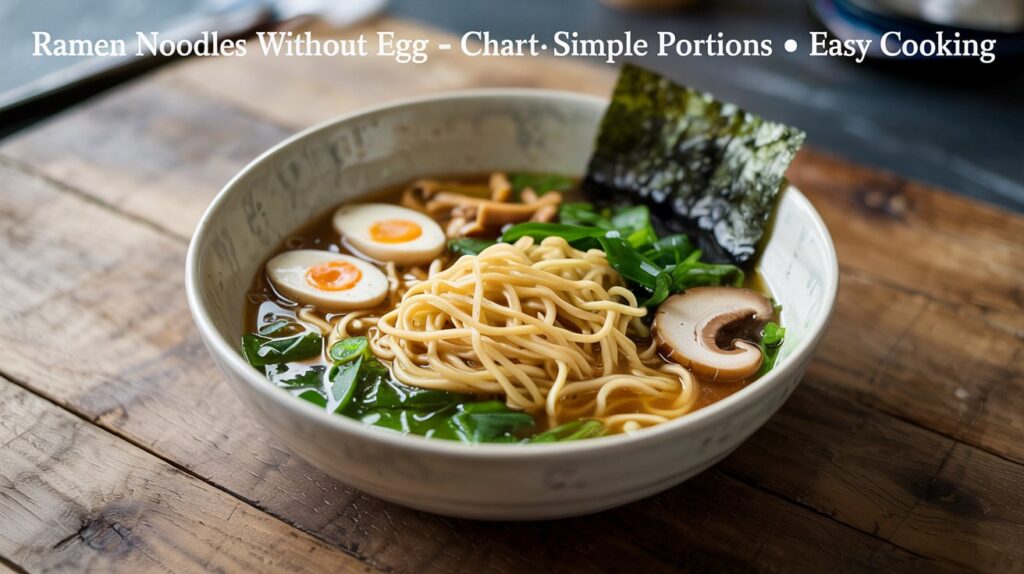 Ramen Noodles Without Egg Size Chart