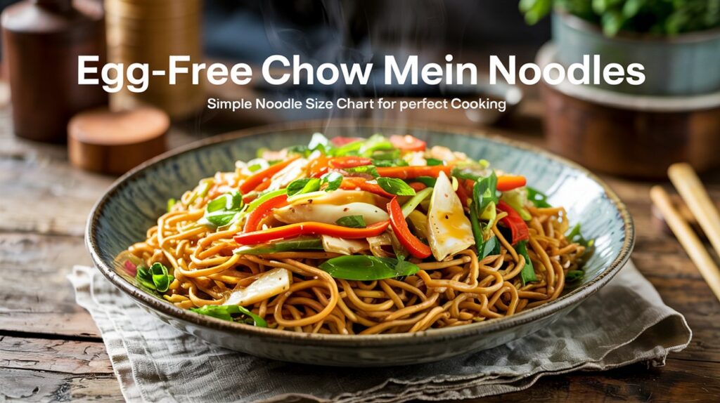 Chow Mein Noodles Without Egg Size Chart: Ultimate Guide & Tips
