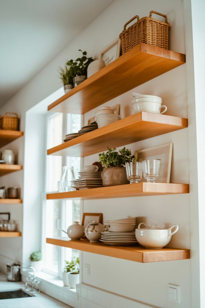14. Kitchen Decor Wall Shelves