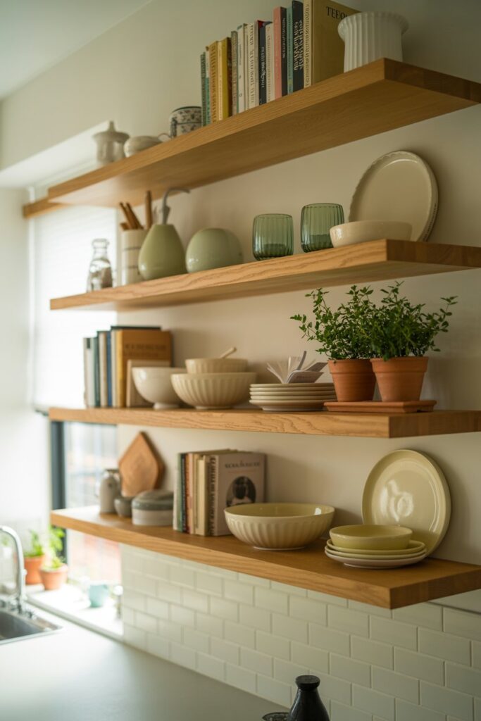 6. Kitchen Decor Wall Shelves
