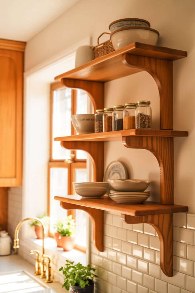 4. Kitchen Decor Wall Shelves