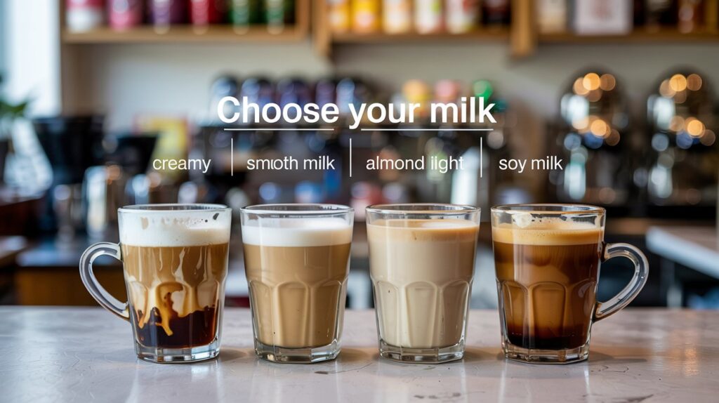 Customizing Your Milk Double Espresso