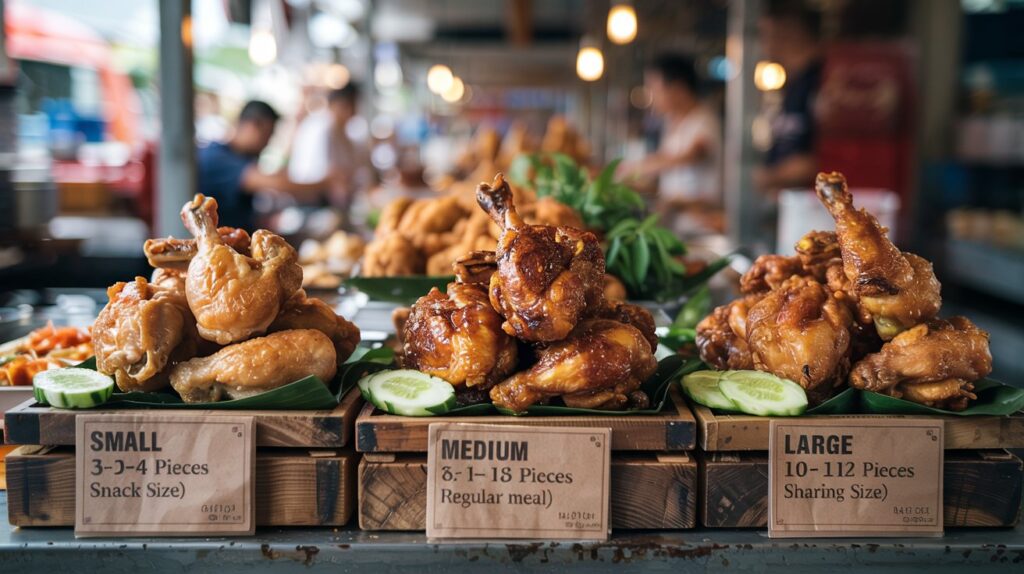 Har Cheong Gai Fried Chicken Size Chart: Ultimate Guide Revealed
