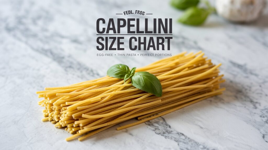 Capellini Noodles Without Egg Size Chart: Ultimate Guide & Tips