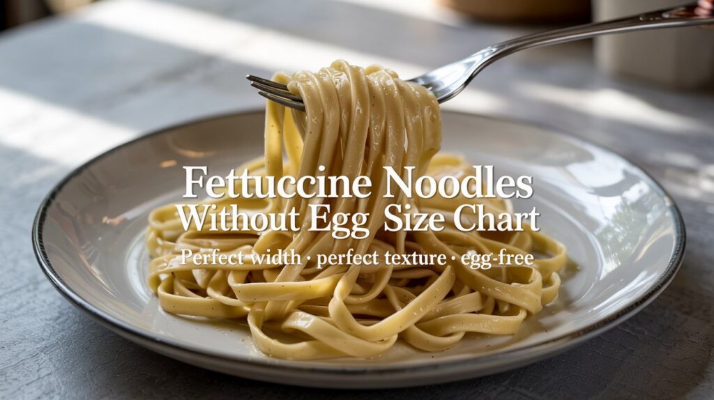 Fettuccine Noodles Without Egg Size Chart: Ultimate Guide & Tips