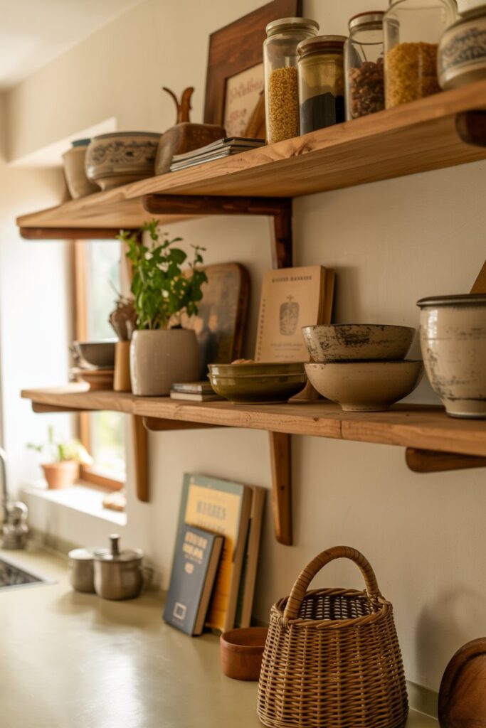 23. Kitchen Decor Wall Shelves