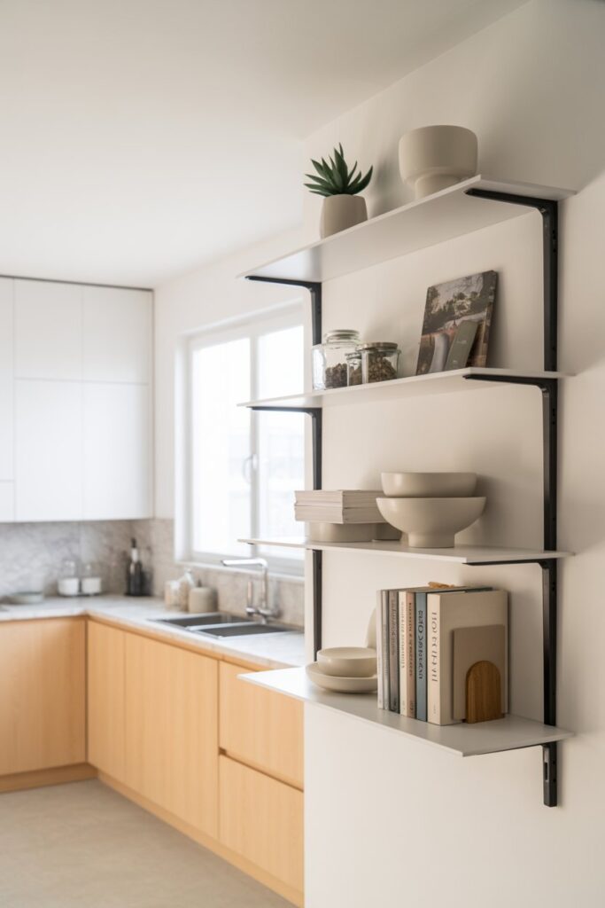 1. Kitchen Decor Wall Shelves