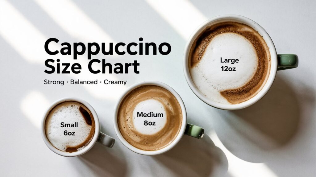 Standard Cappuccino Sizes