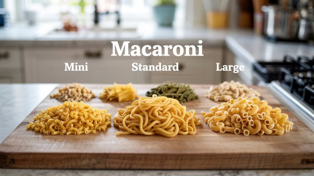 Macaroni Noodle Sizes
